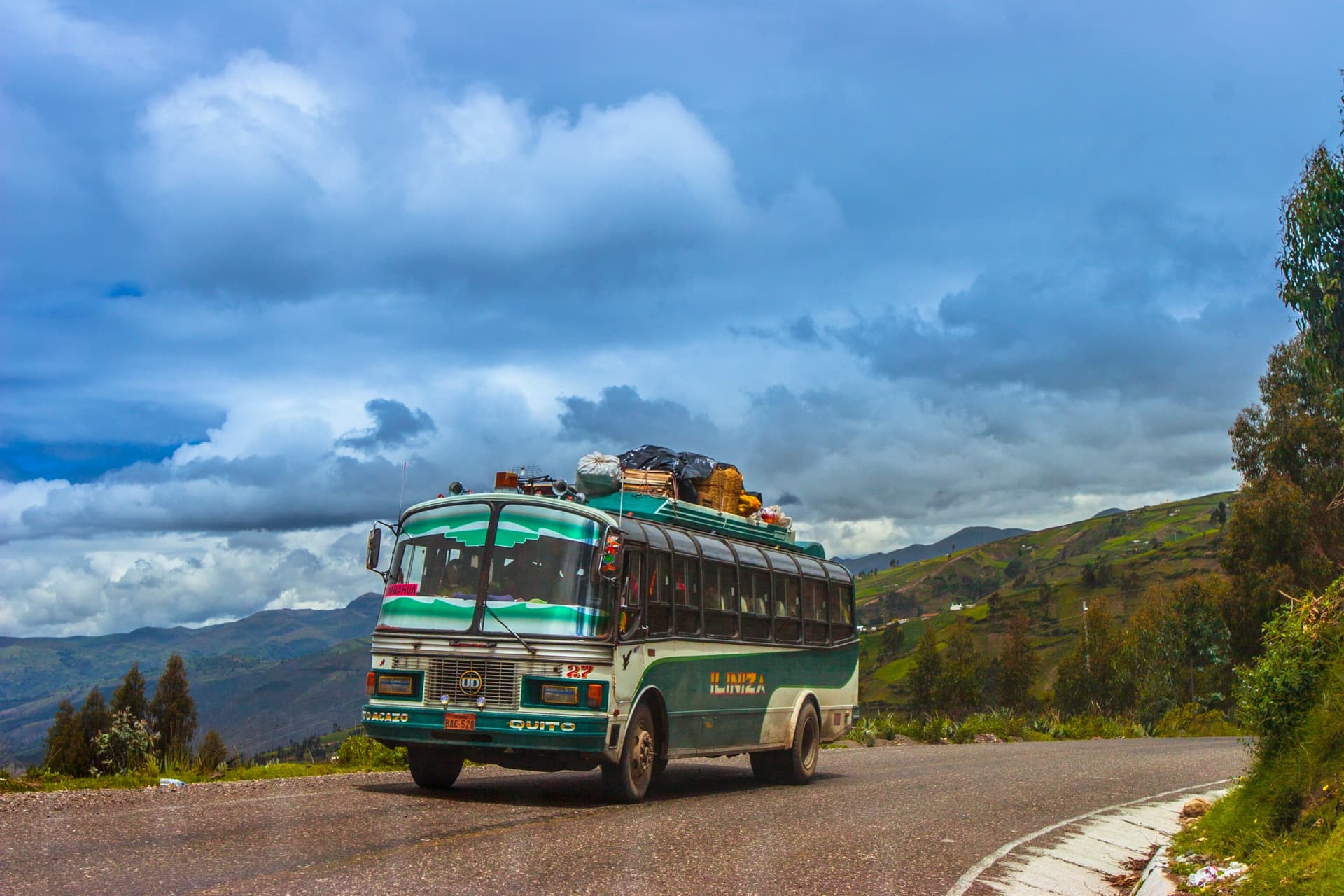 Raggiungere le diverse città dell'Equador in autobus